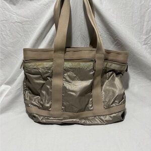 LeSportsac Taupe Tote Bag